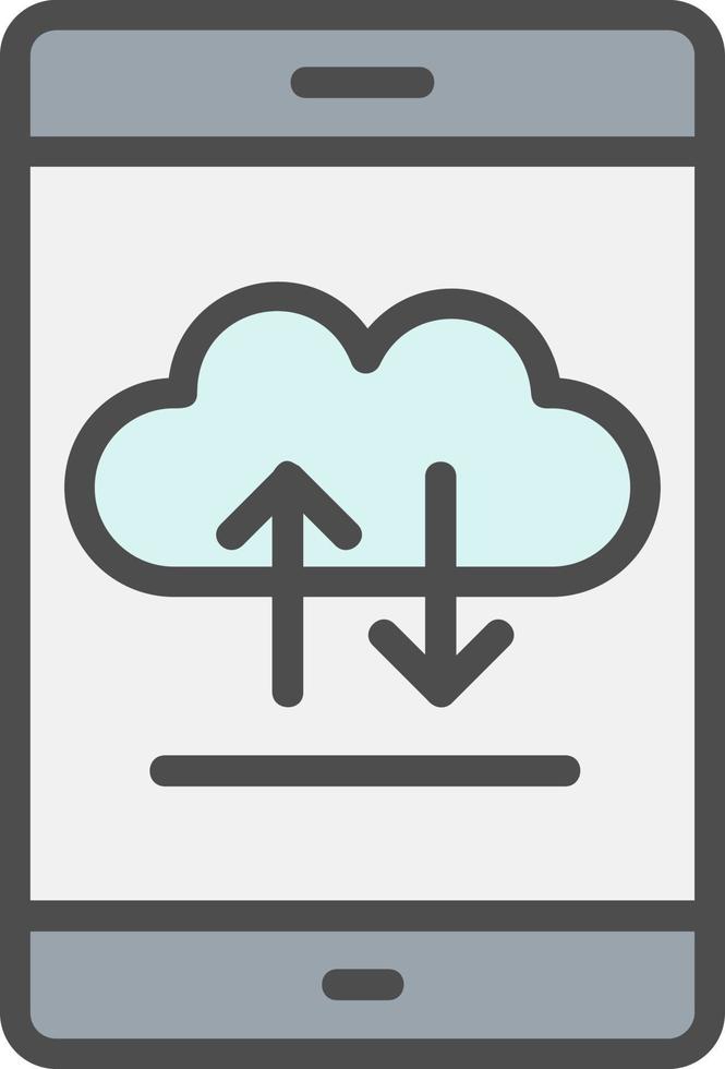 Cloud Computing Vector Icon
