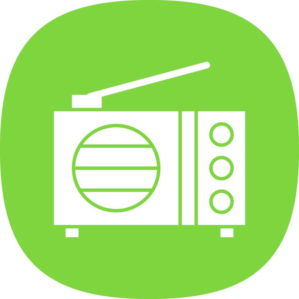 diseño de icono de vector de radio