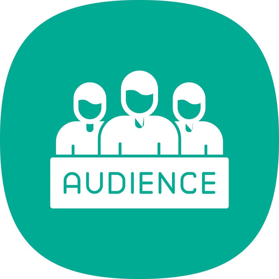 Audience Vector Icon Design