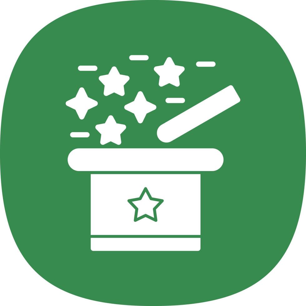 Magic Trick Vector Icon Design