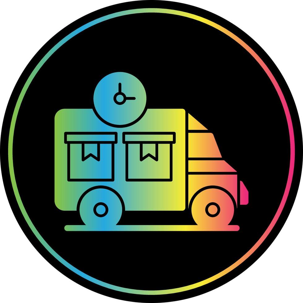 Delivery Time Vector Icon Design