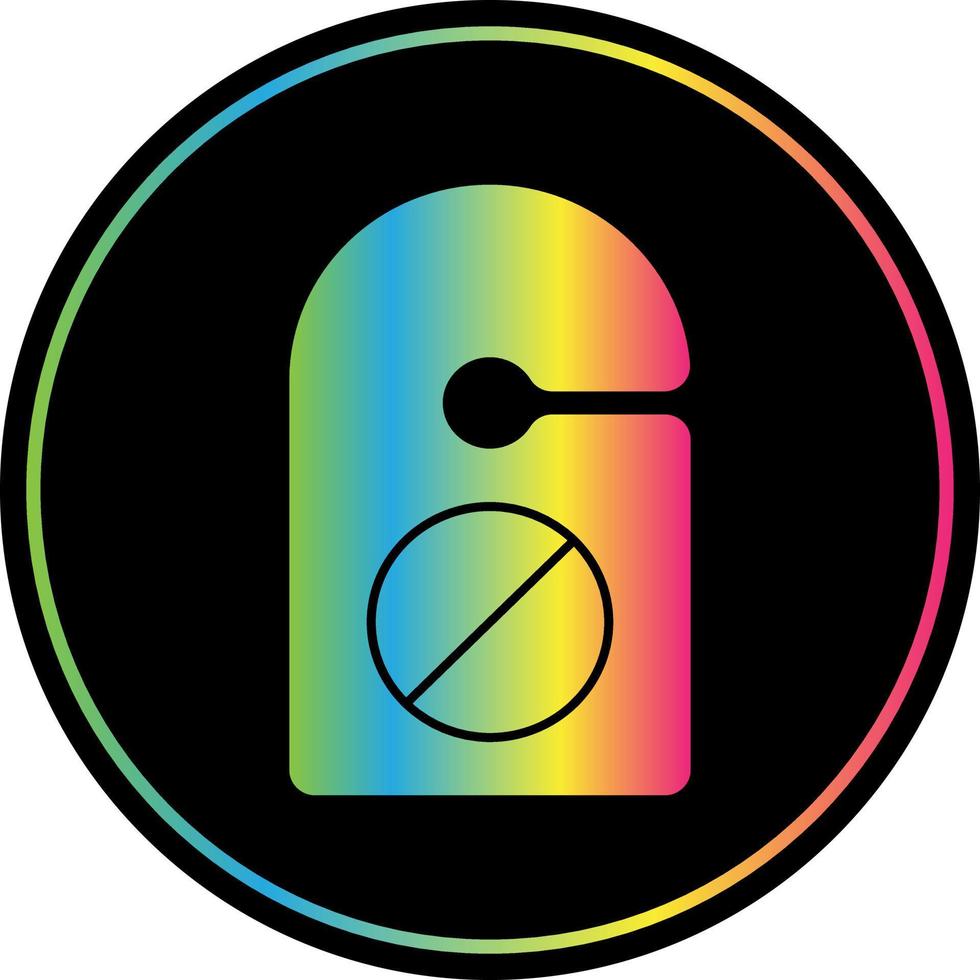 Do Not Disturb Vector Icon Design