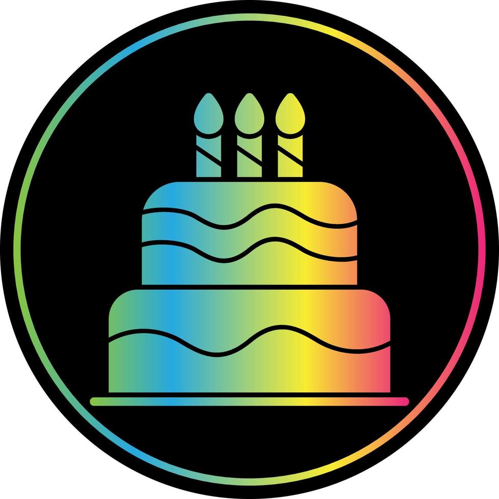 Cake Vector Icon Design