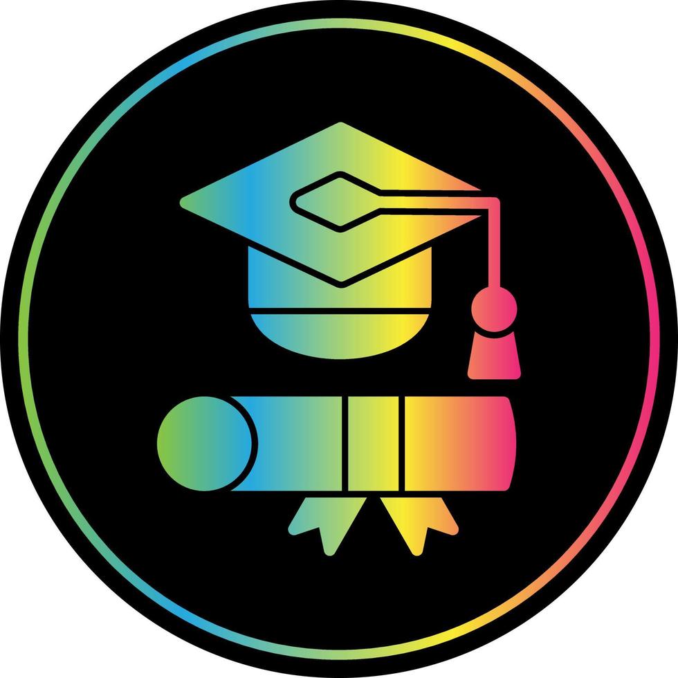 Graduation Toga Vector Icon Design
