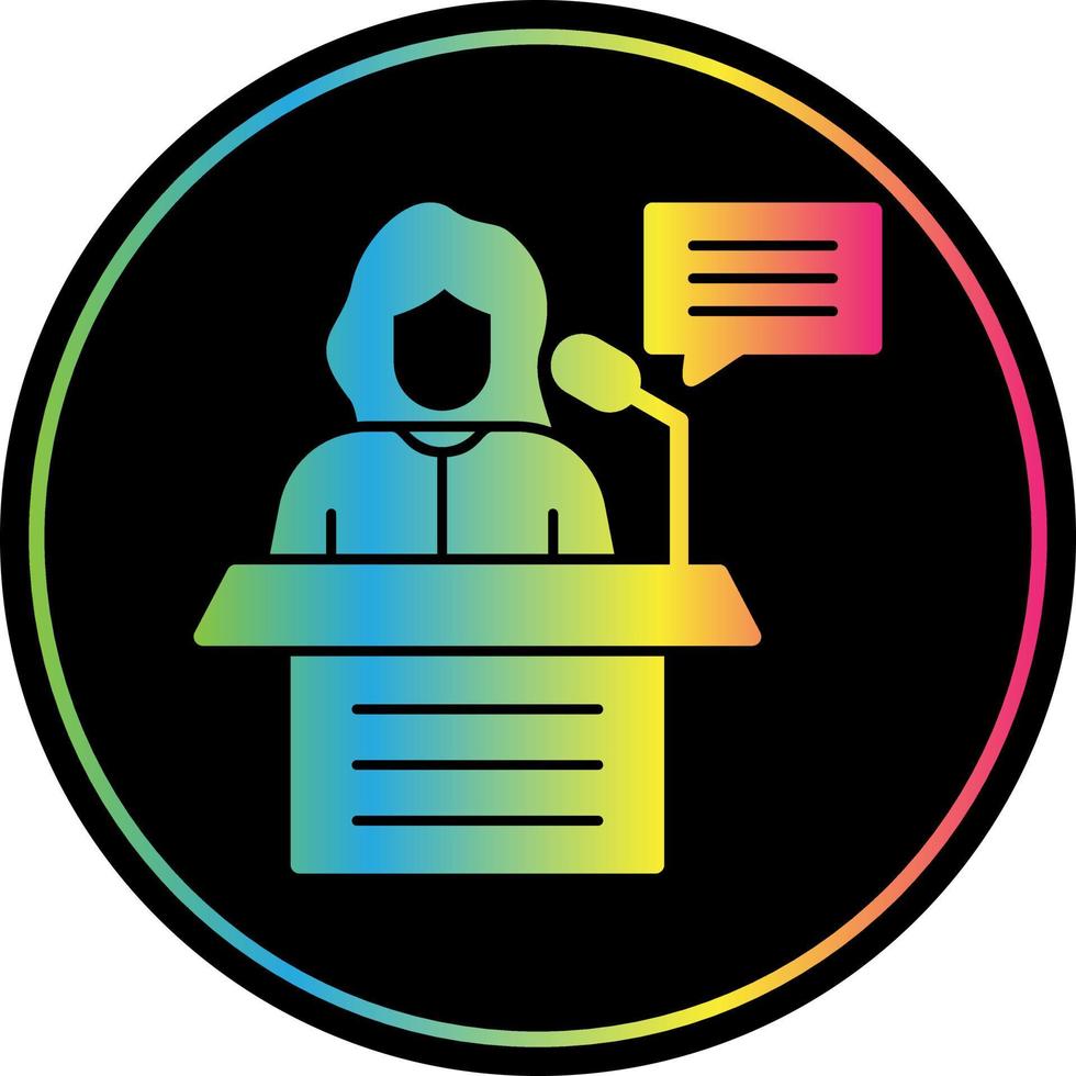 Speech Vector Icon Design
