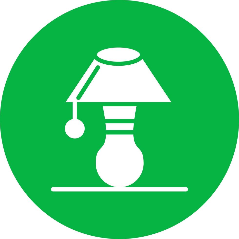 Table Lamp Vector Icon