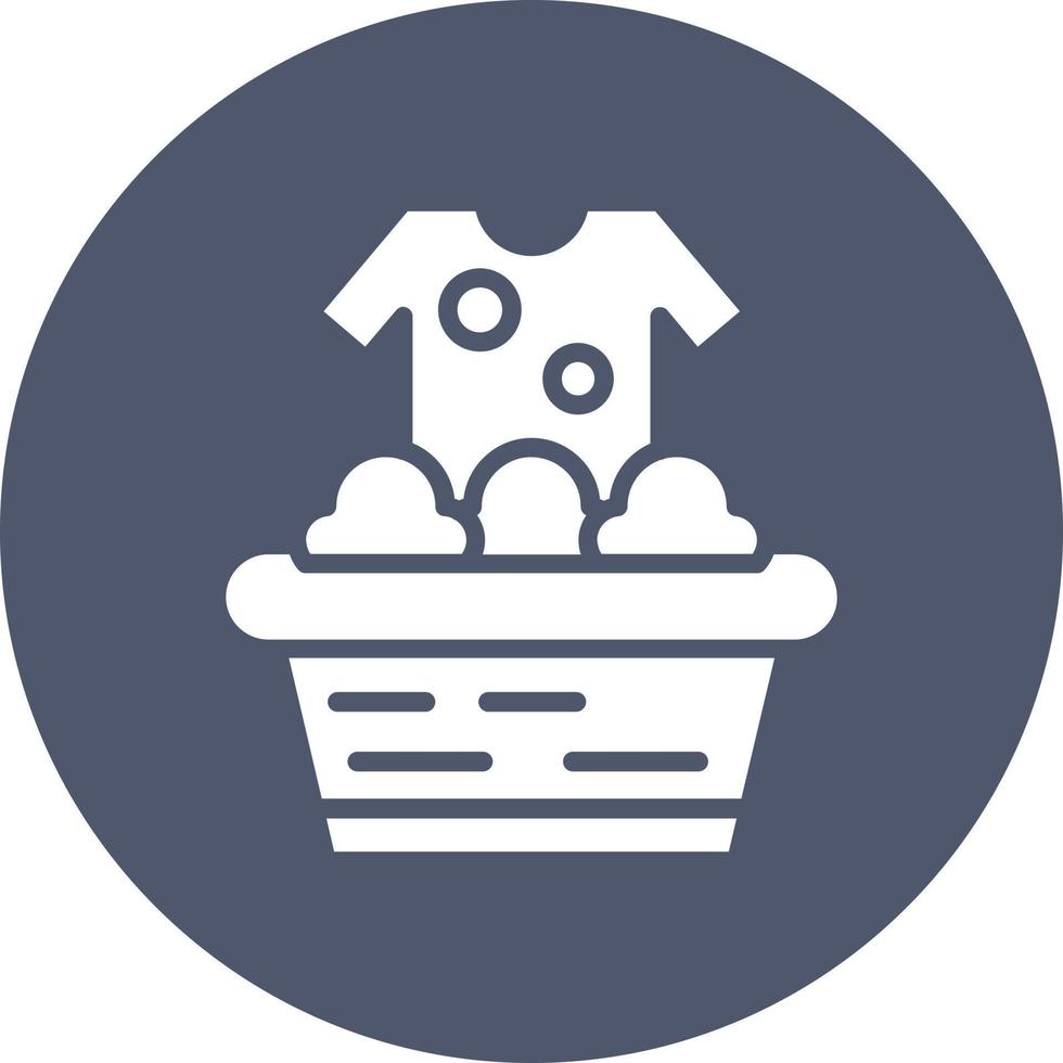 Washing Clothes  Vector Icon