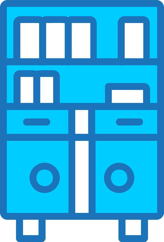 Bookshelf Vector Icon