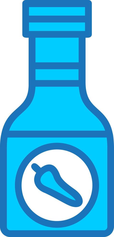 Sauce Bottle Vector Icon