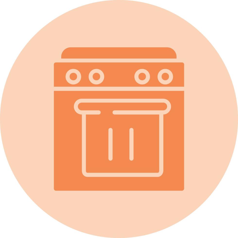 Gas Stove Vector Line Icon