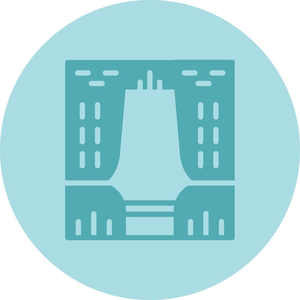 Curtains Vector Line Icon