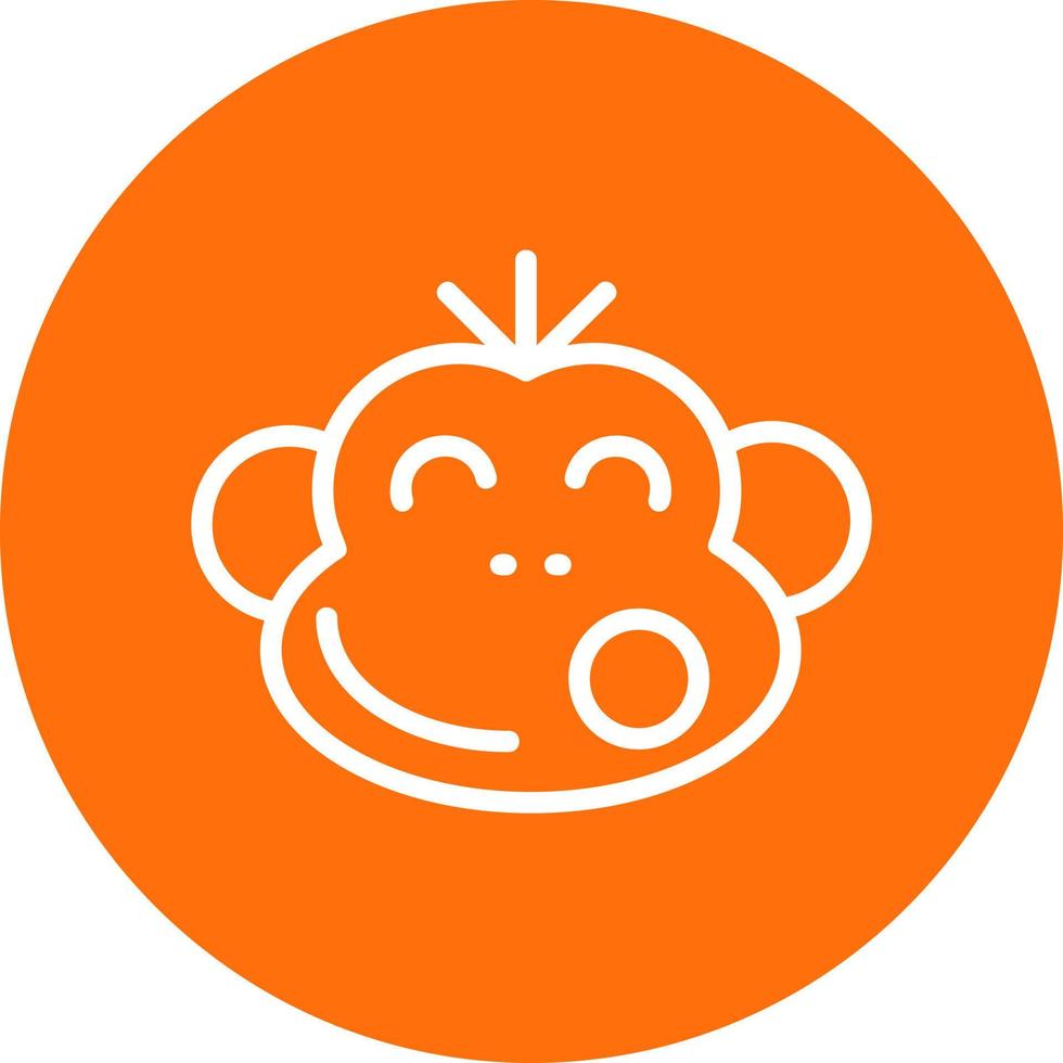 Monkey Vector Icon Design
