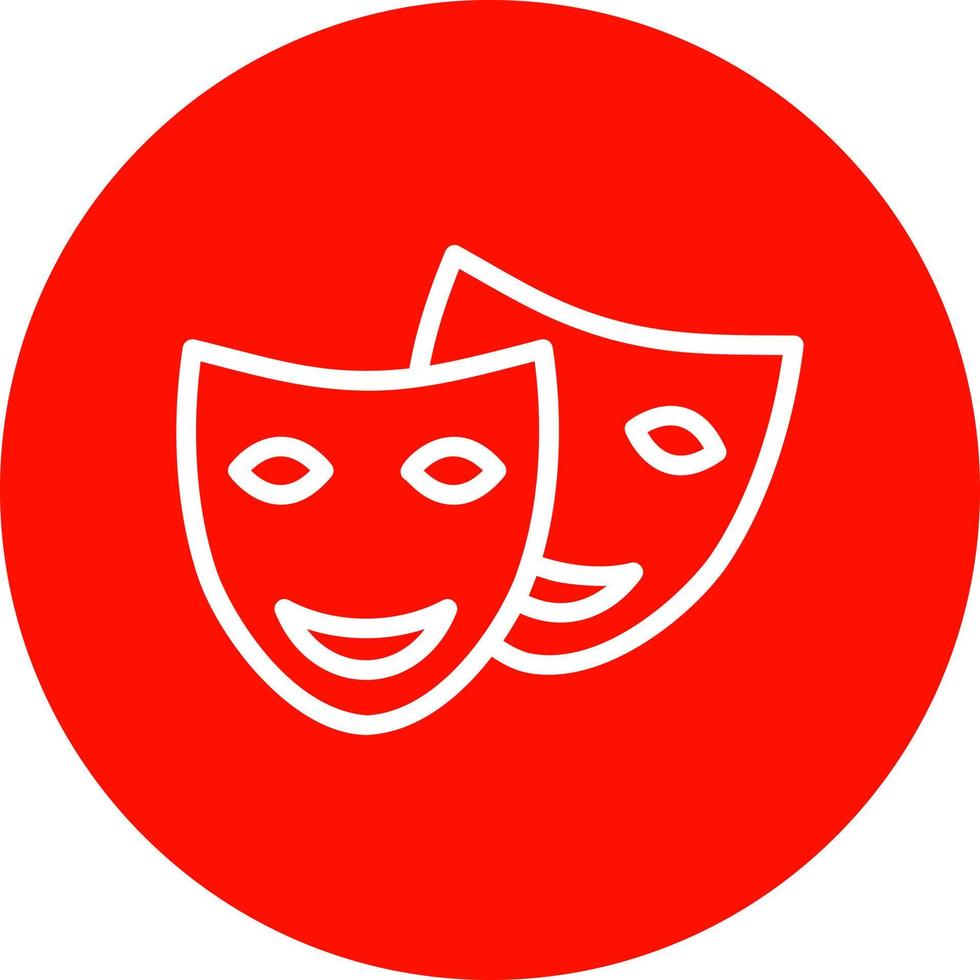 diseño de icono de vector de teatro