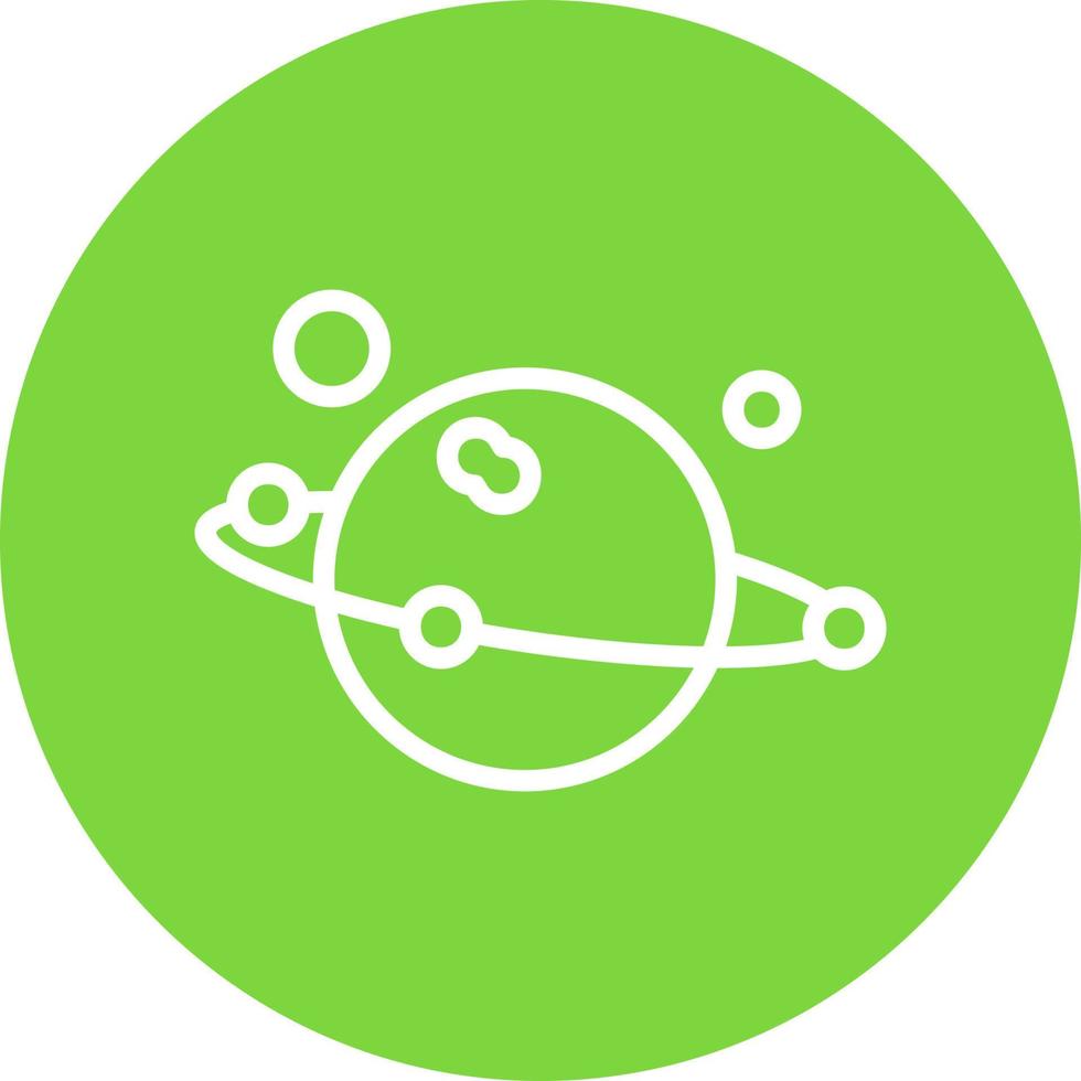 Solar System Vector Icon Design