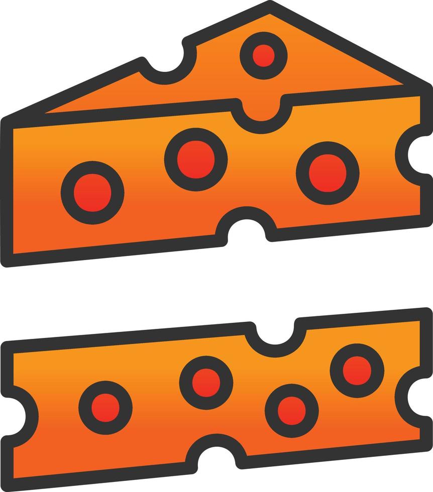 Cheese Vector Icon Design