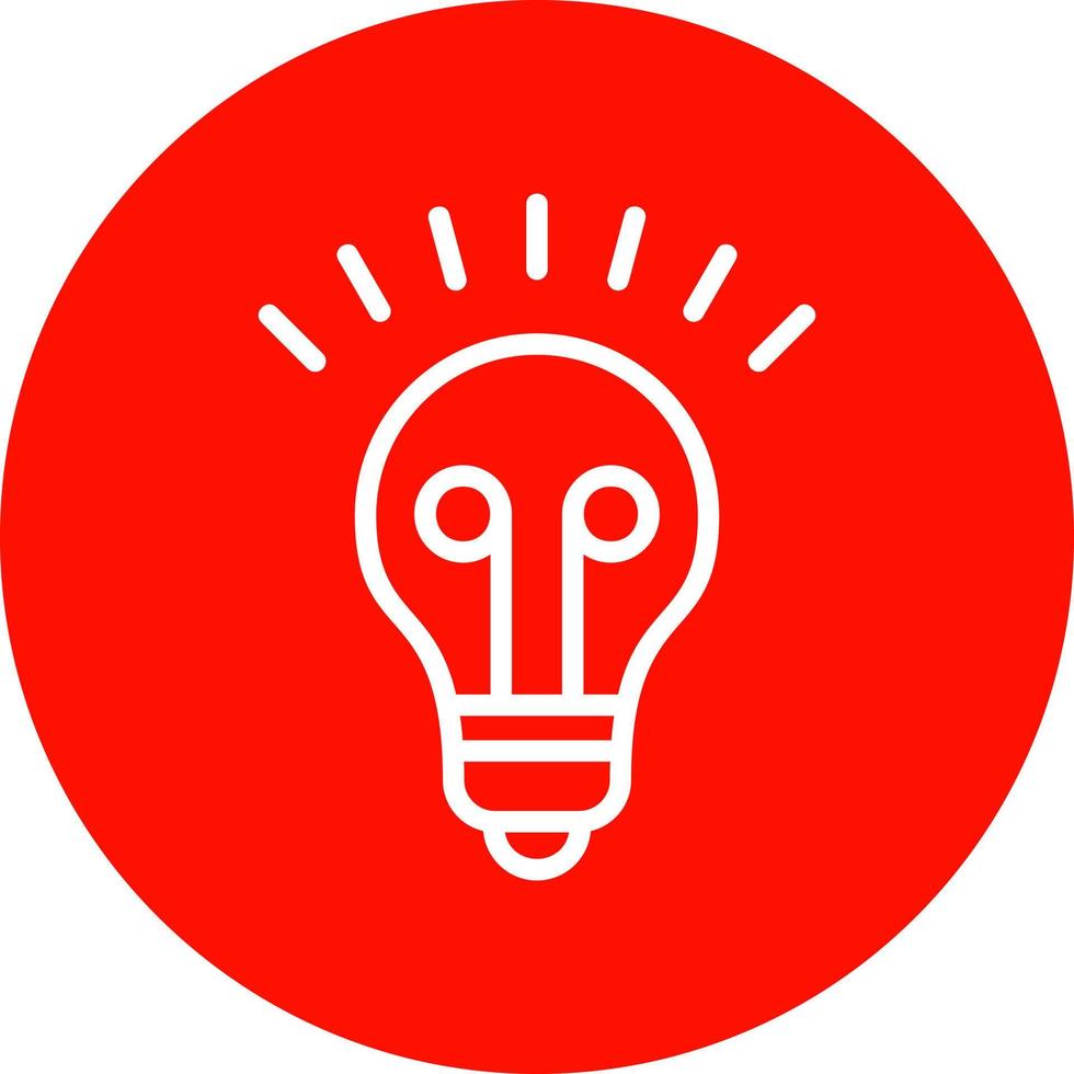 Light Bulb Vector Icon Design