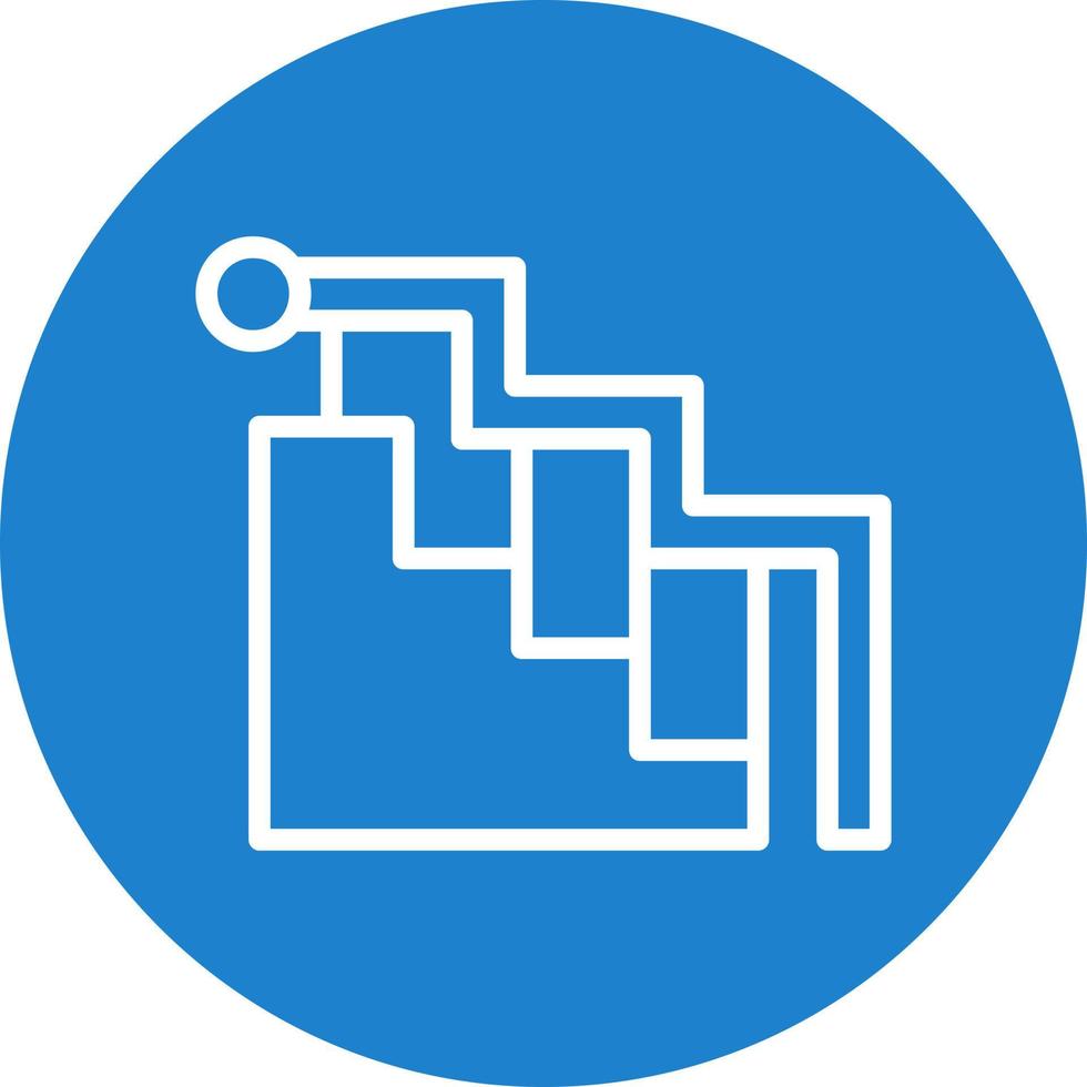 Stairs Vector Icon Design