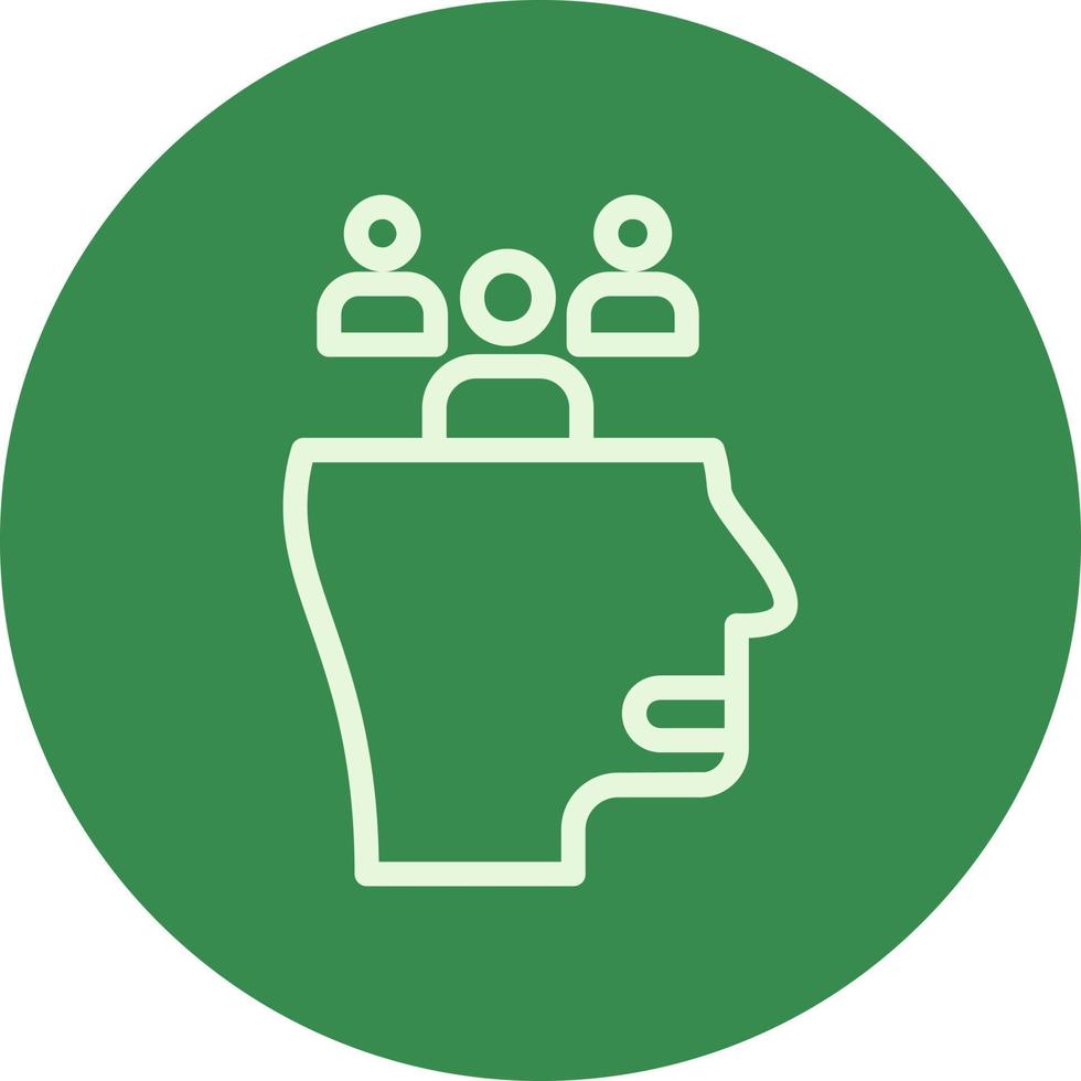 Social Anxiety Vector Icon Design