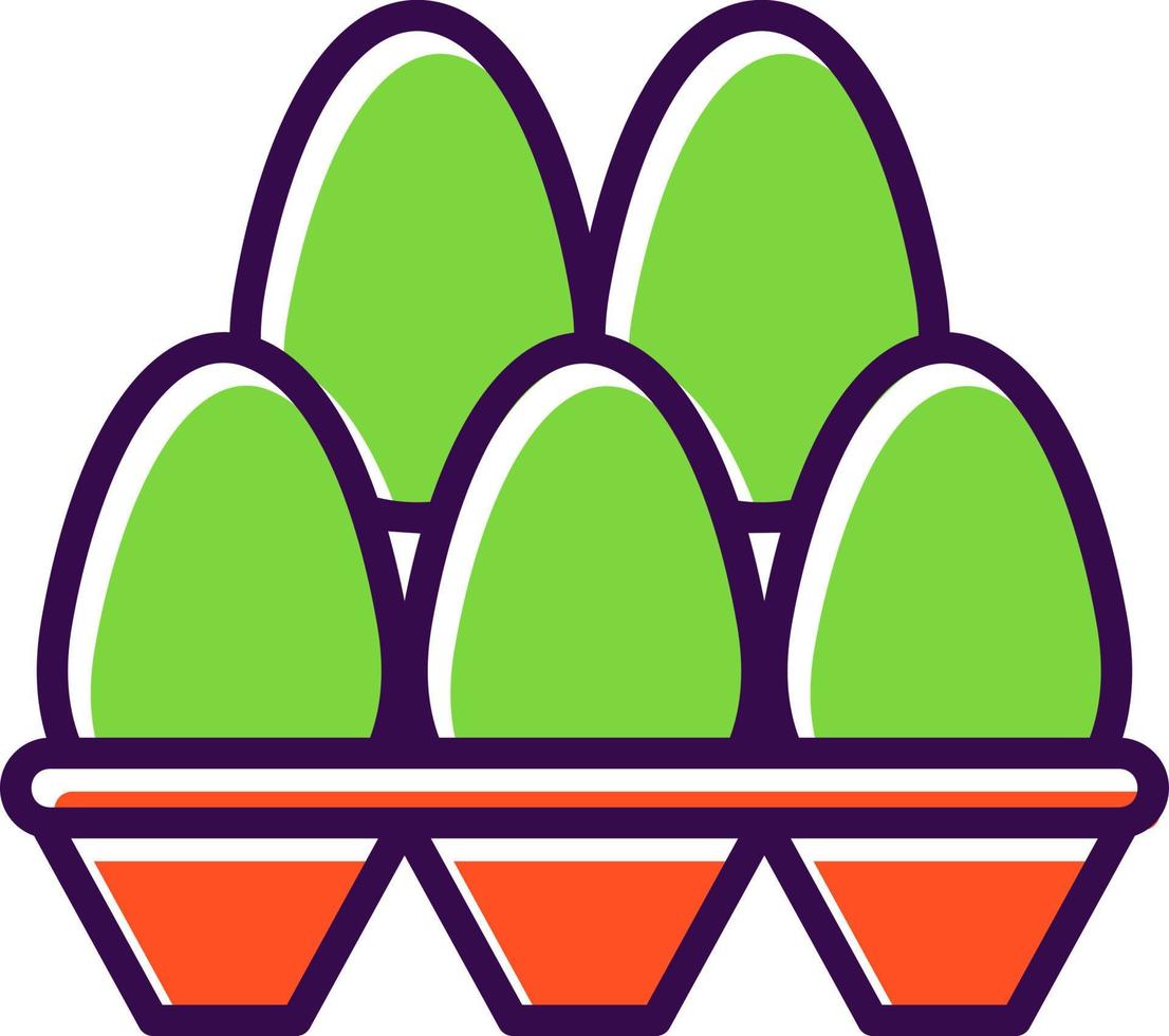 Eggs Vector Icon Design