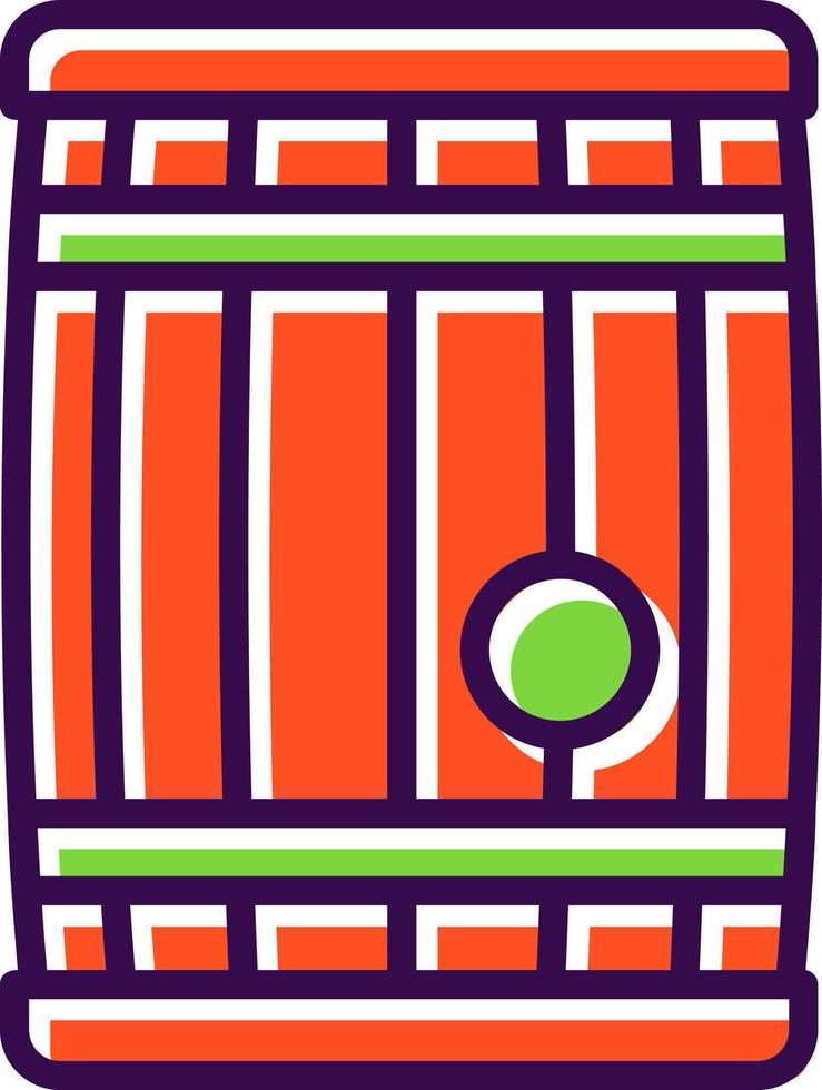 diseño de icono de vector de barril