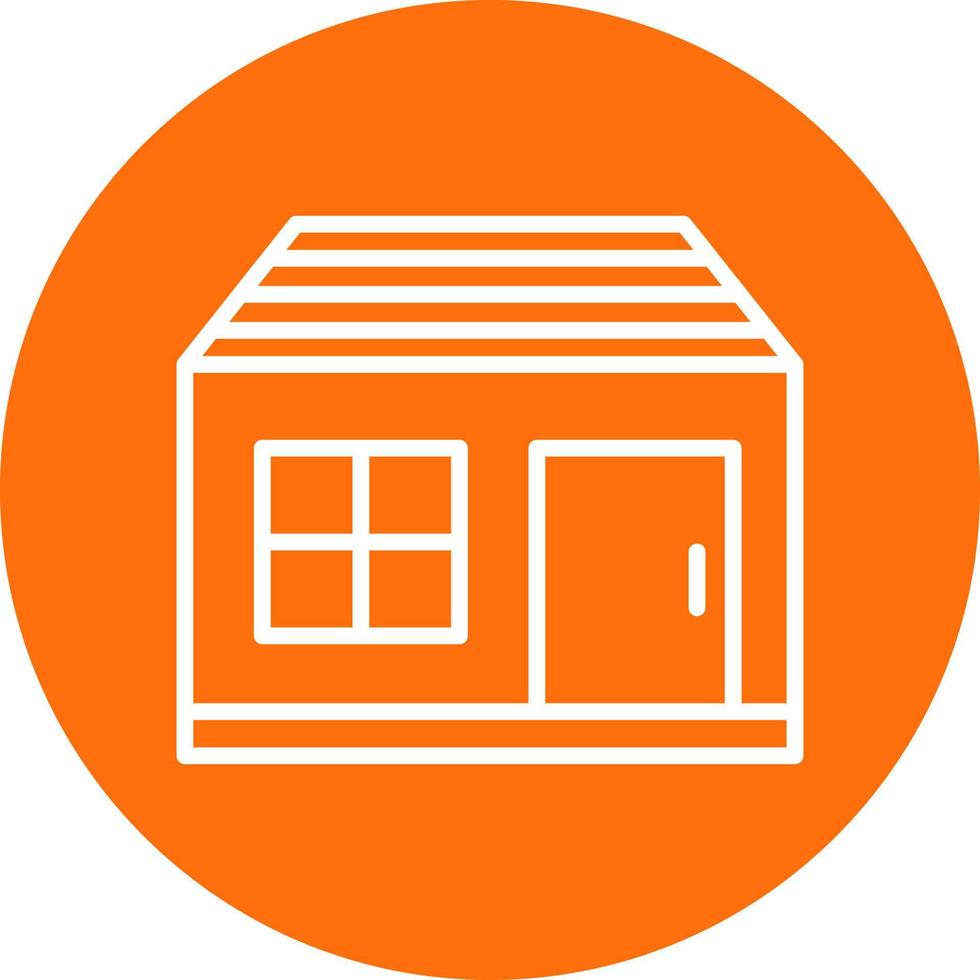 Shed Vector Icon Design