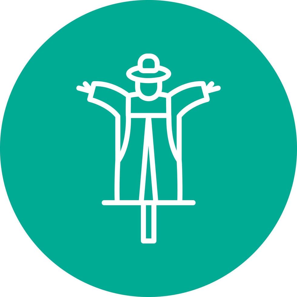 Scarecrow Vector Icon Design