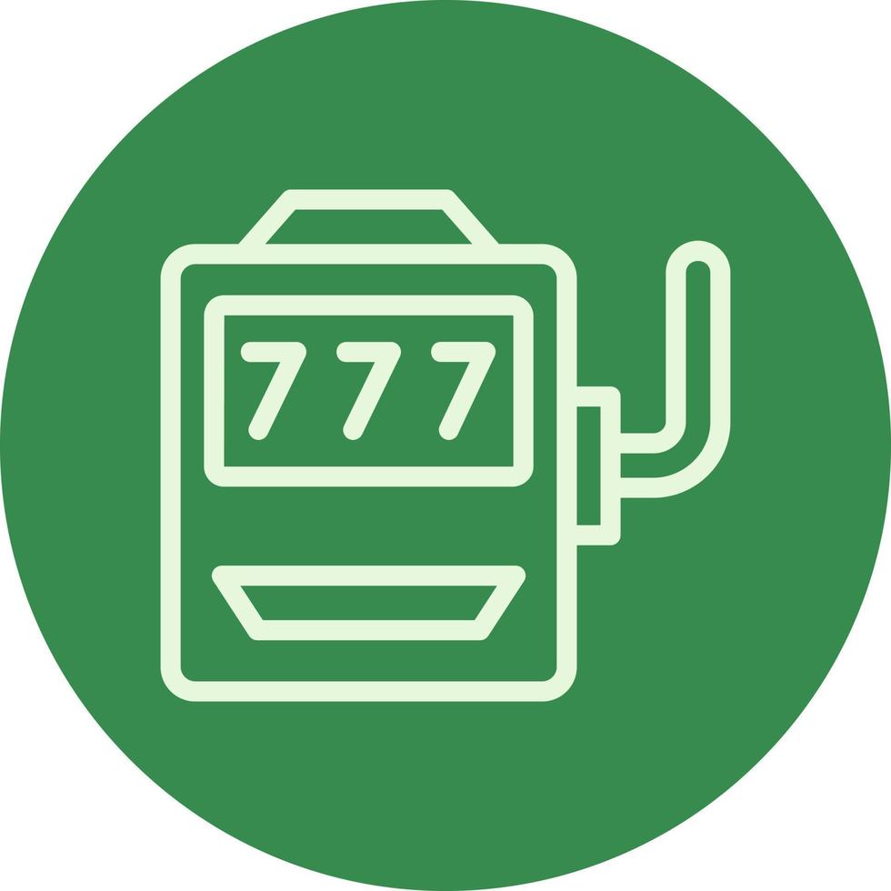 Slot Machine Vector Icon Design