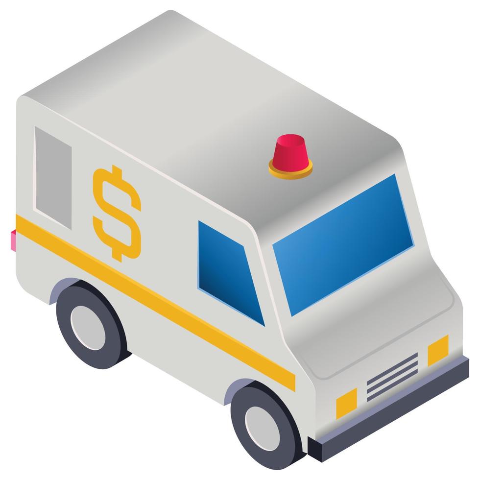 Delivery - Isometric 3d illustration. vector