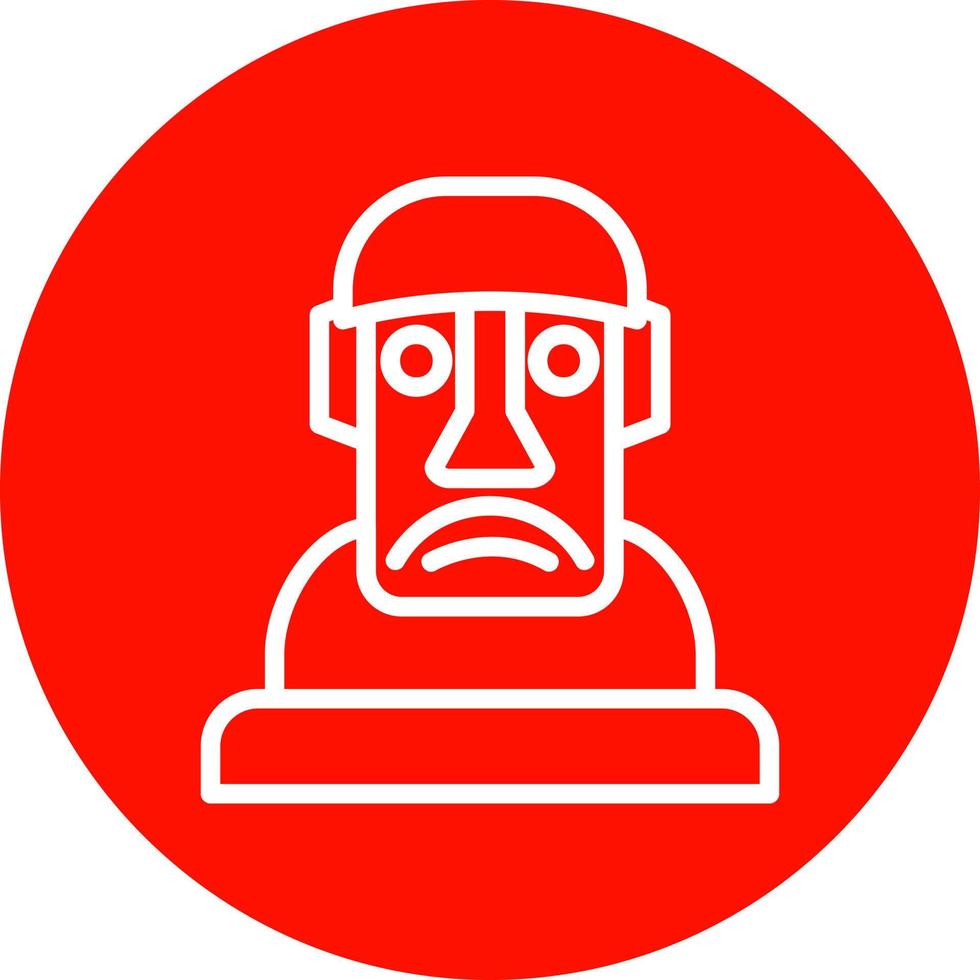 Moai Vector Icon Design