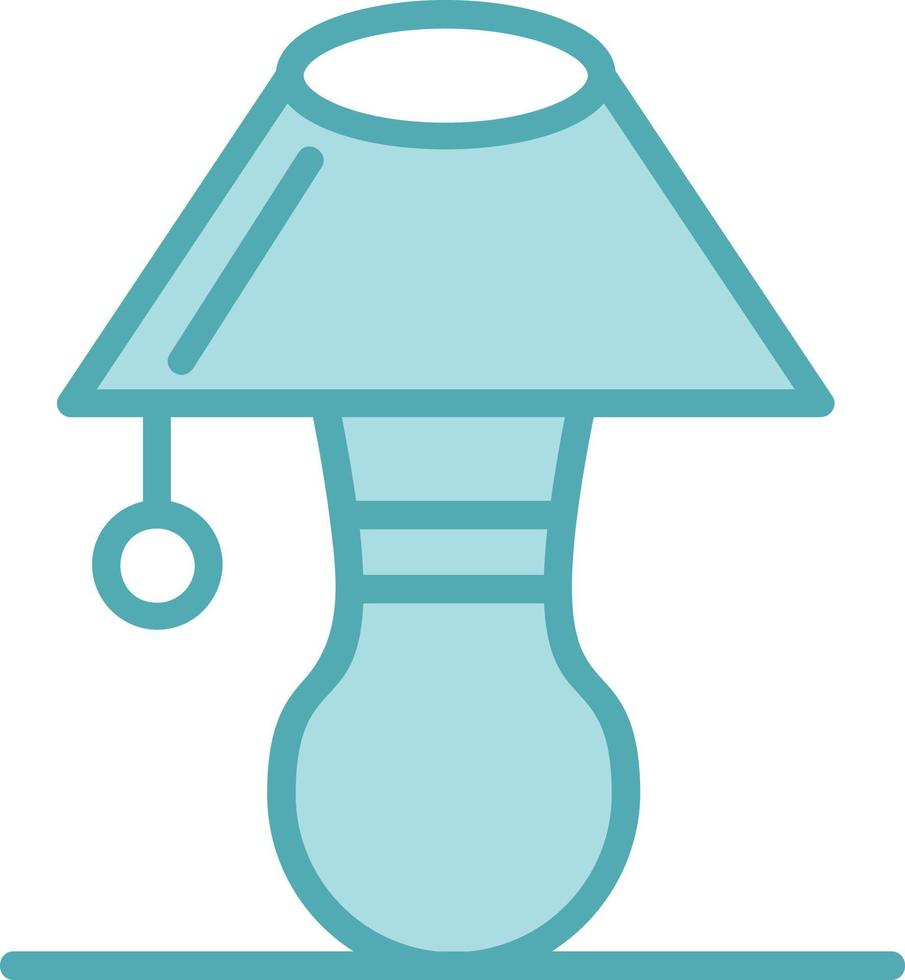 Table Lamp Vector Icon