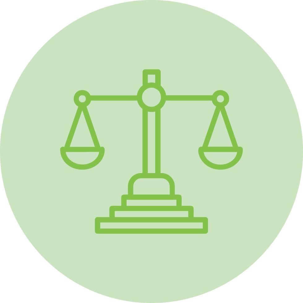 Justice Scale Vector Icon