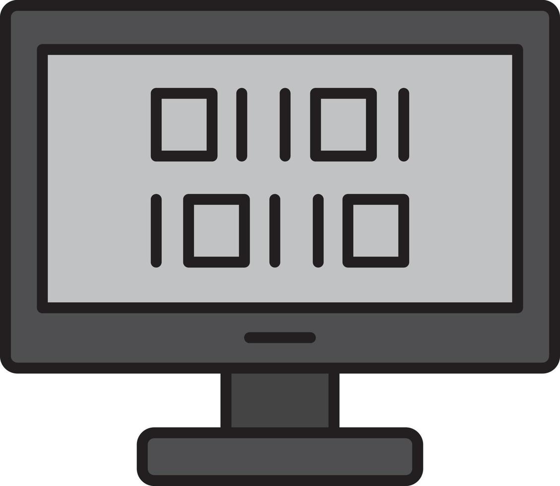 Binary Code Vector Icon