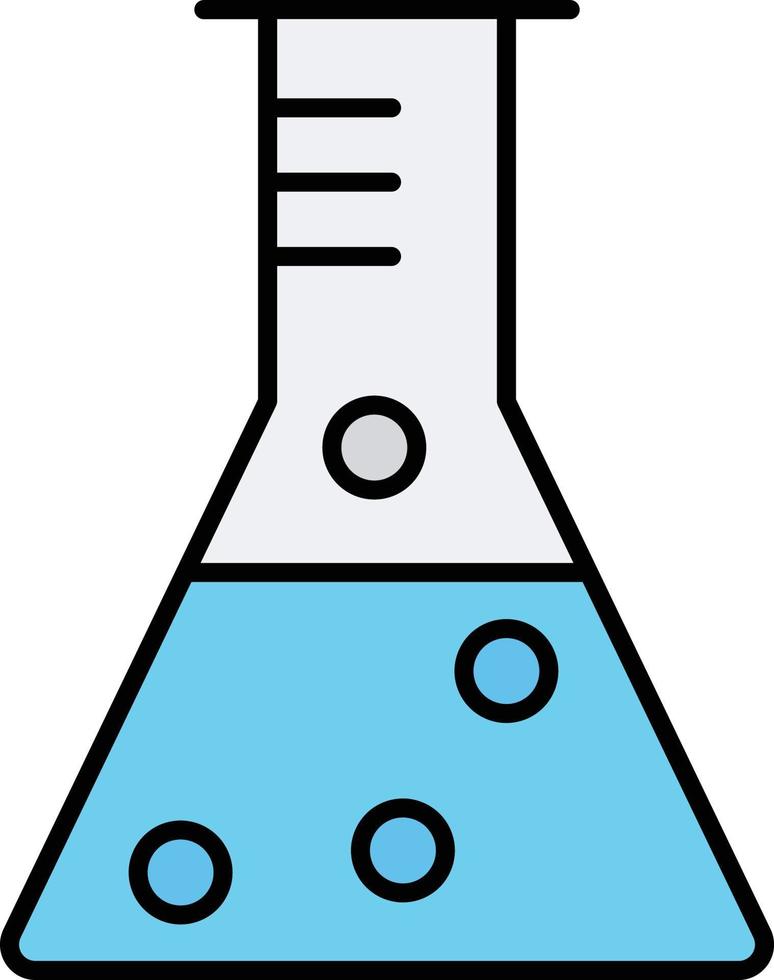 icono de vector de vaso de precipitados