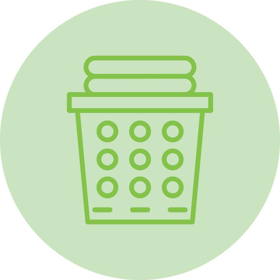 Laundry Basket Vector Icon