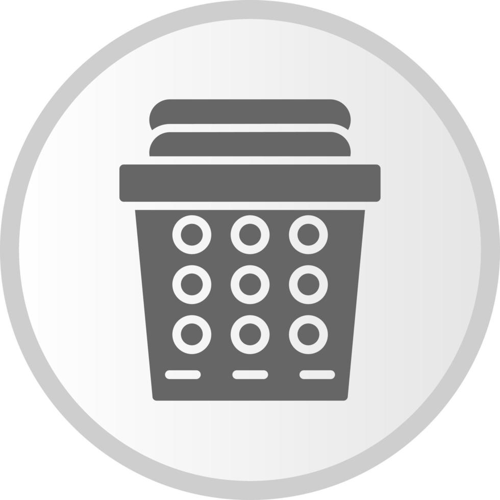 Laundry Basket Vector Icon