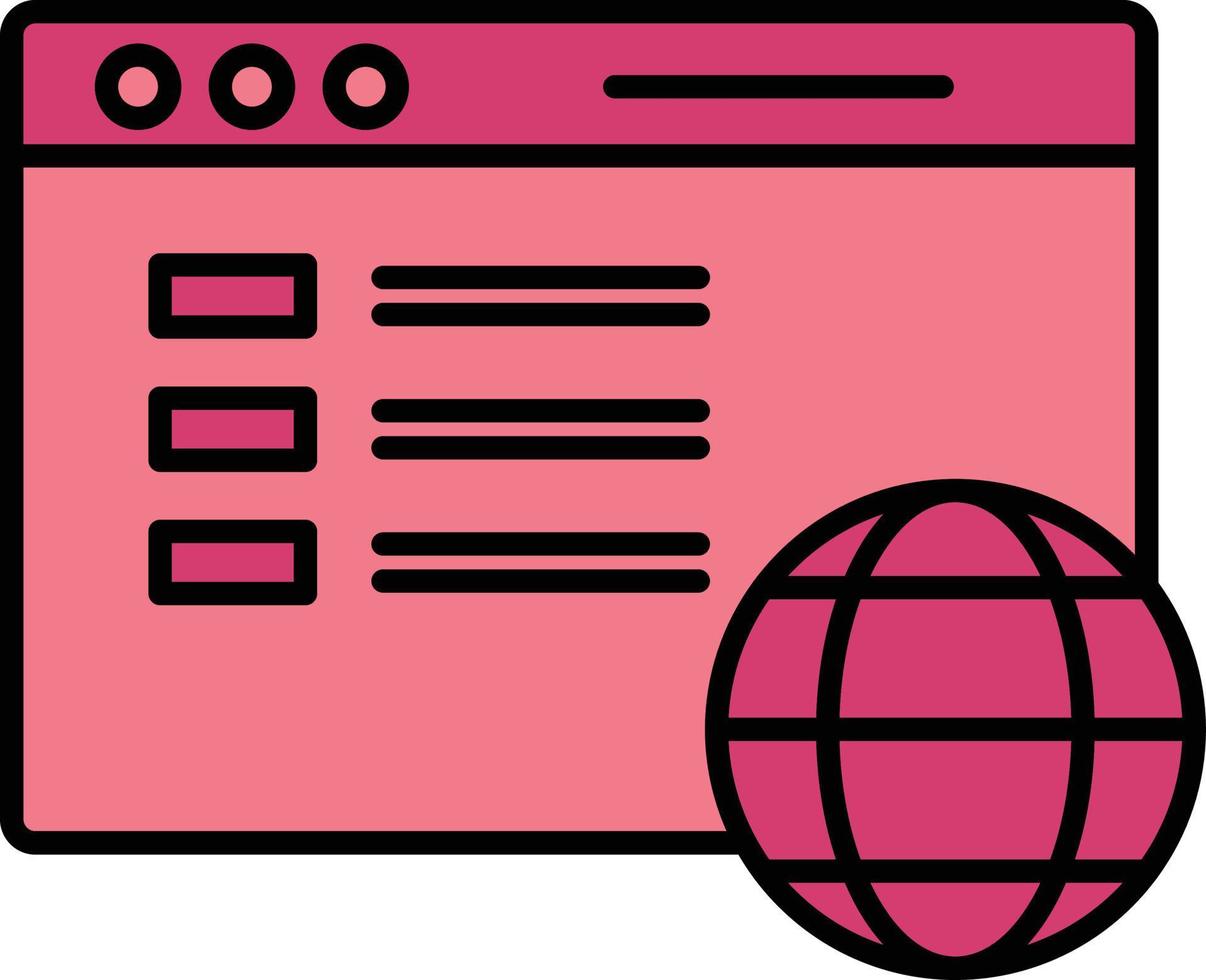 Webpage Vector Icon