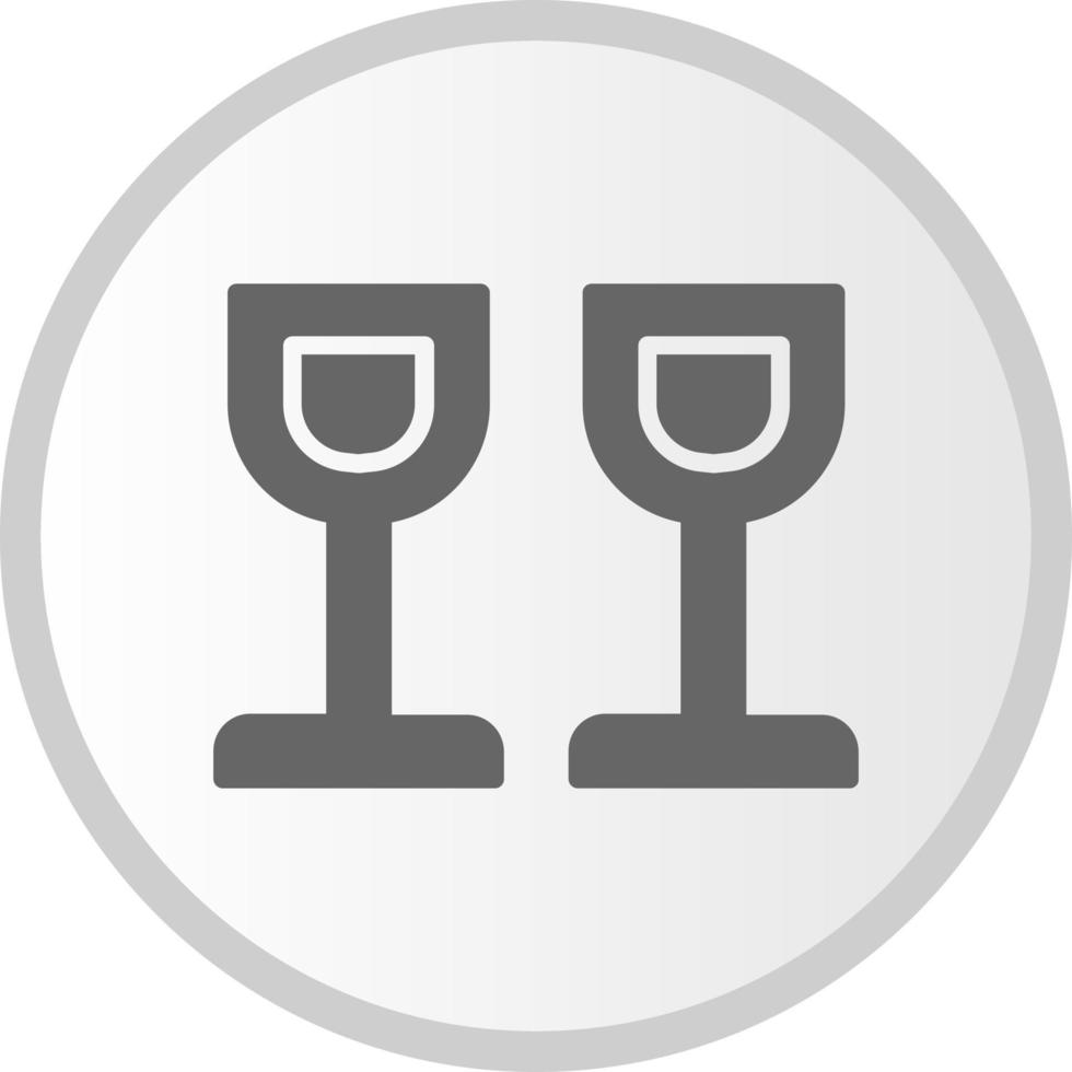 icono de vector de copa de vino