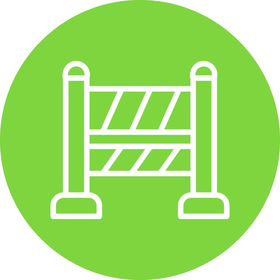 Road Block Vector Icon Design