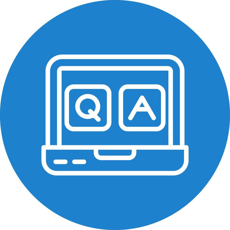 QA Vector Icon Design 17044286 Vector Art at Vecteezy