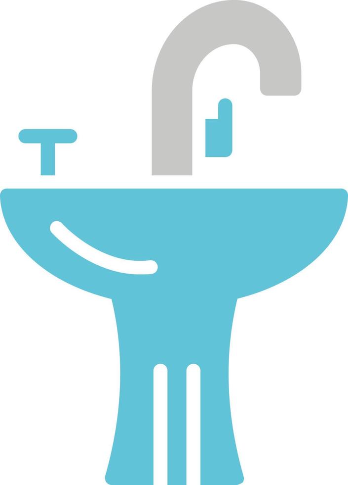 icono de vector de lavabo