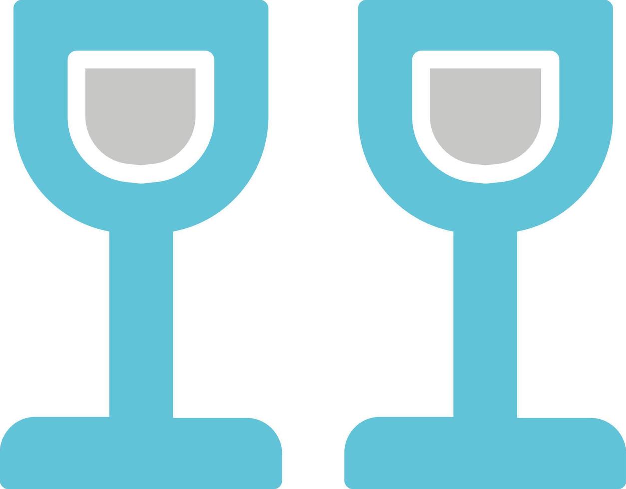 icono de vector de copa de vino