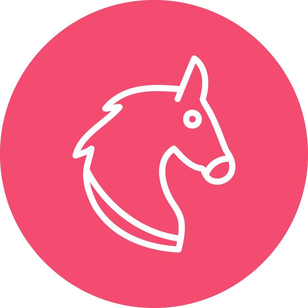 diseño de icono de vector de caballo