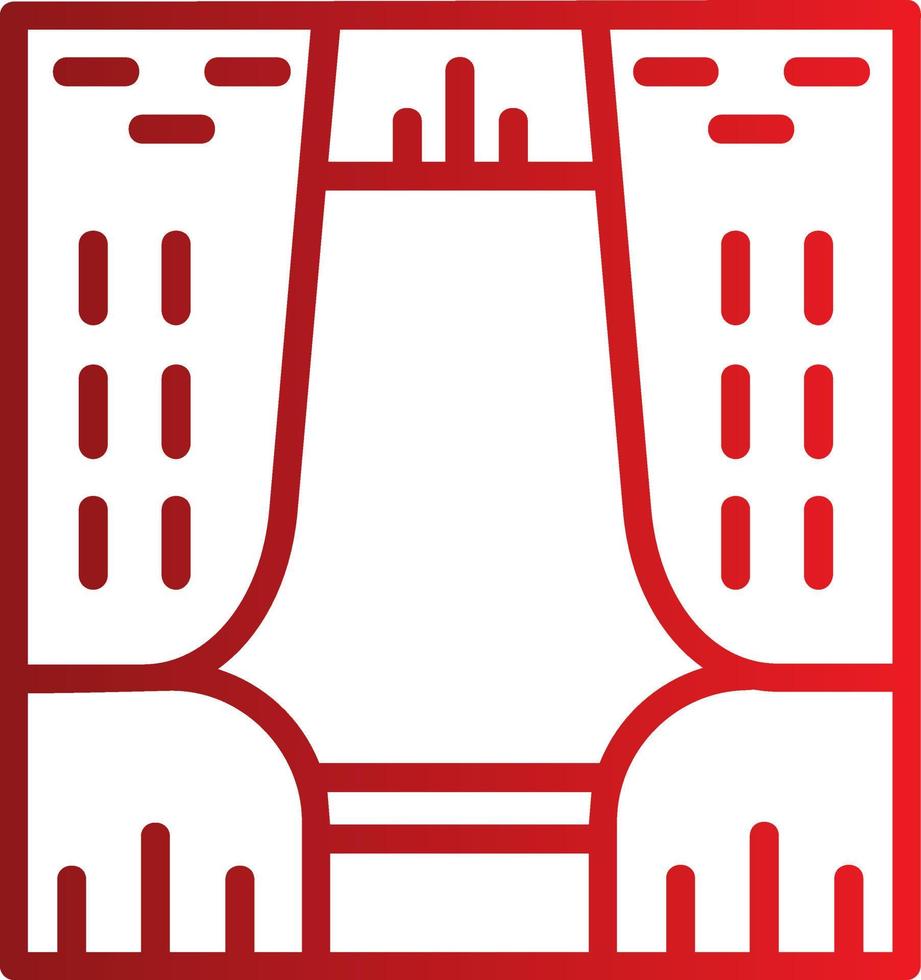 Curtains Vector Icon