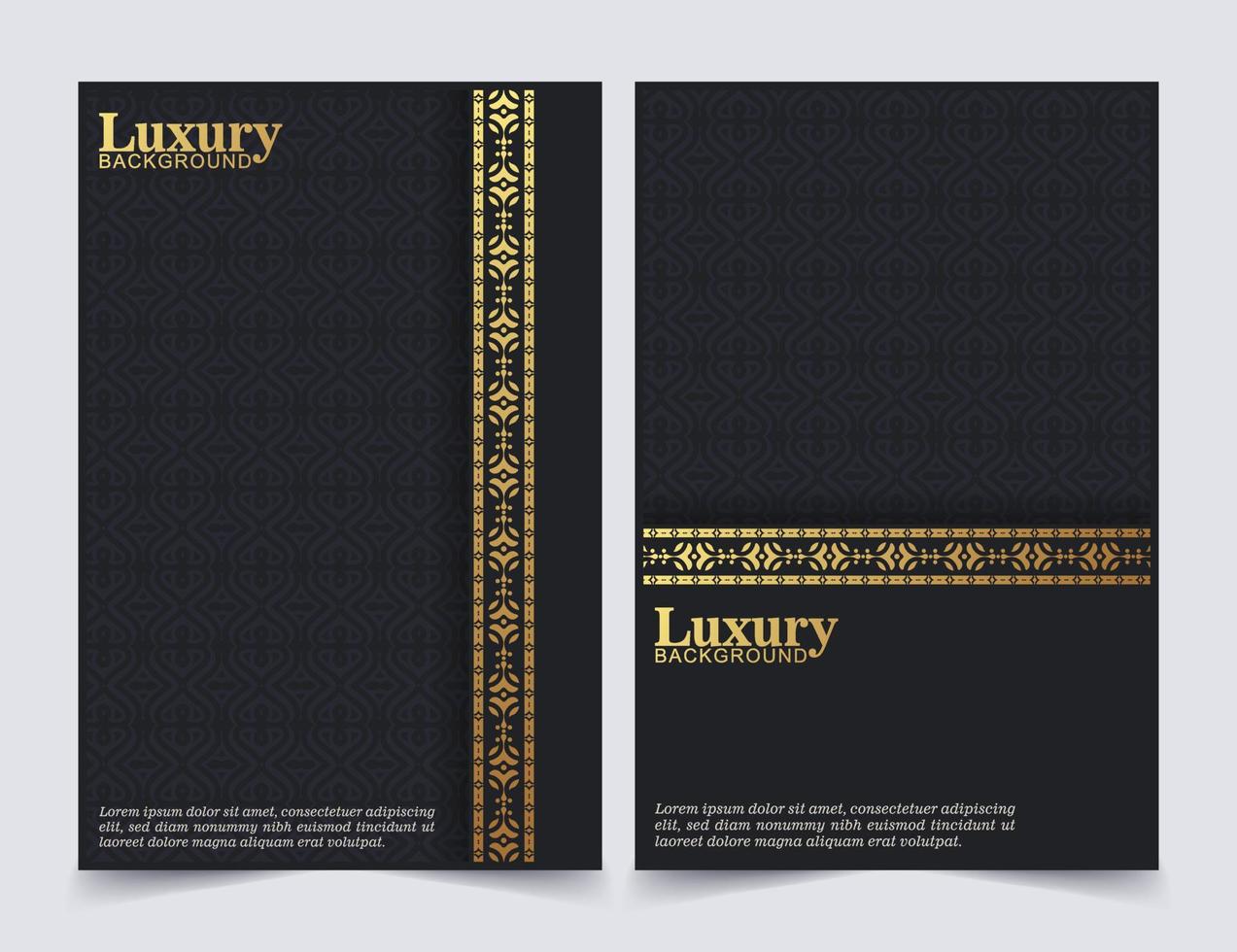 luxury abstract line pattern cover vector