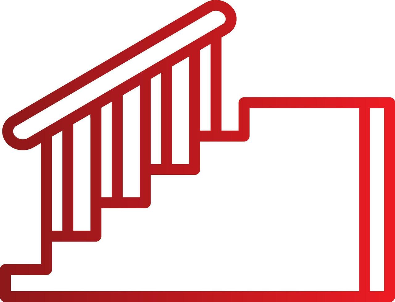 icono de vector de escaleras