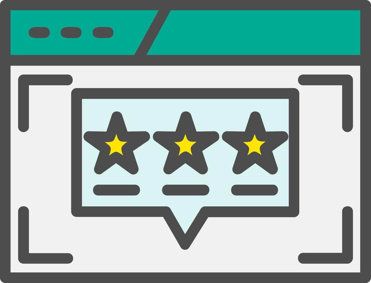 Rating Vector Icon