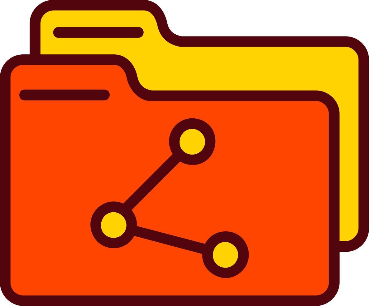 Share Folder  Vector Icon