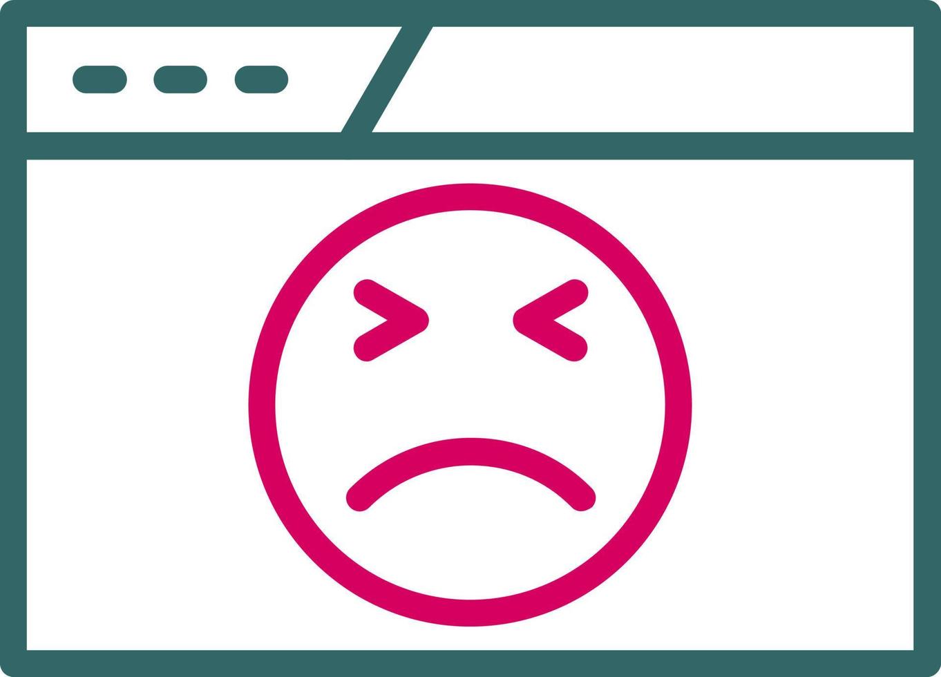 Angry Face Vector Icon