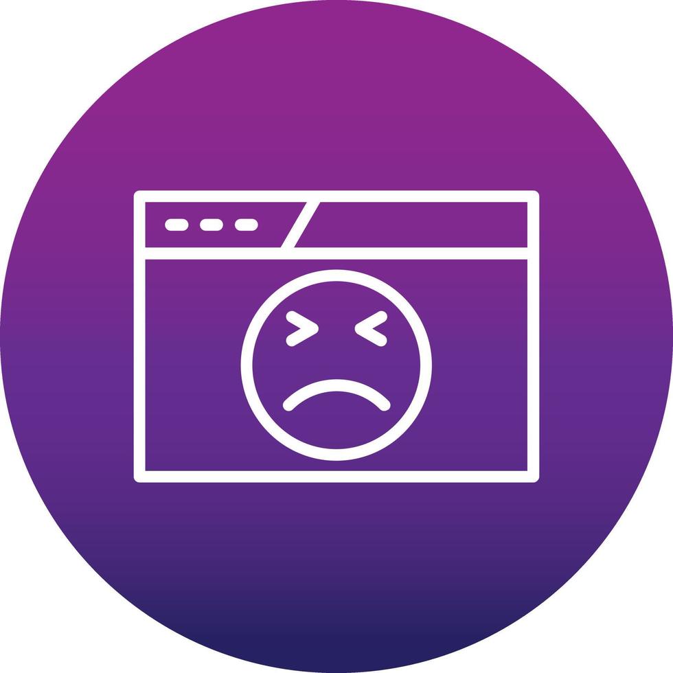 Angry Face Vector Icon