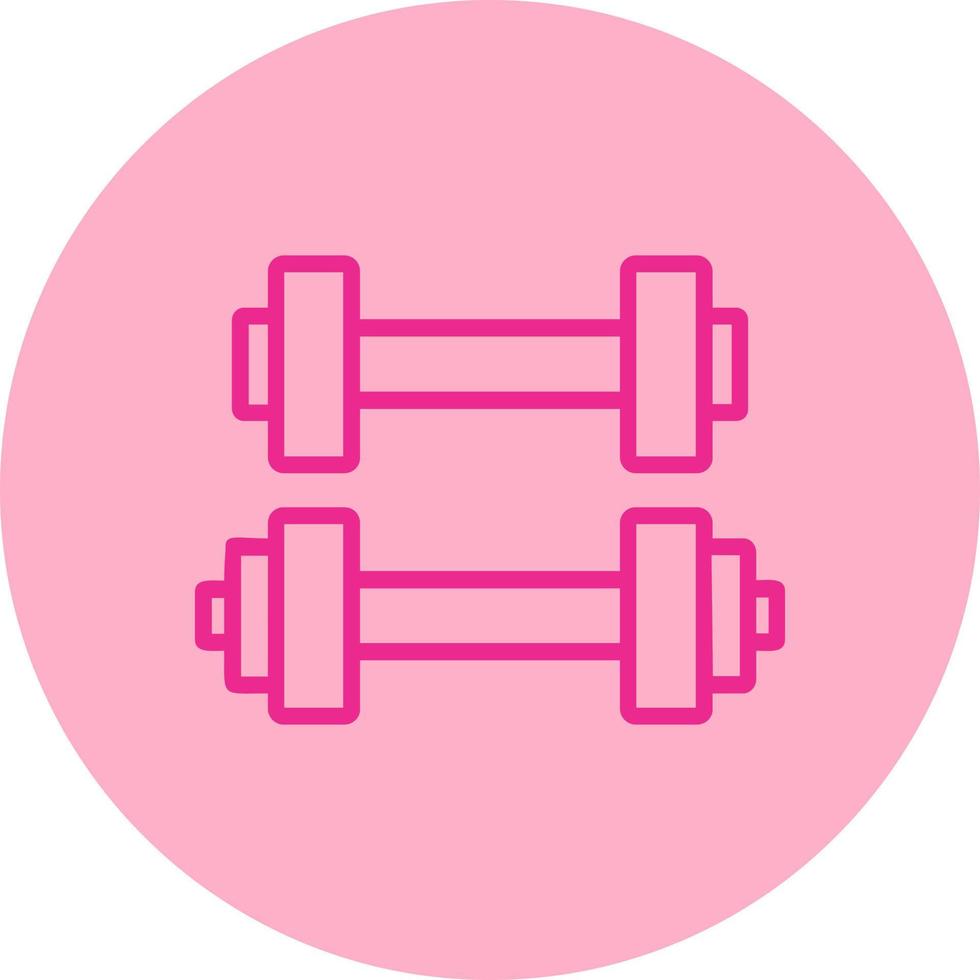 Dumbbell Vector Icon